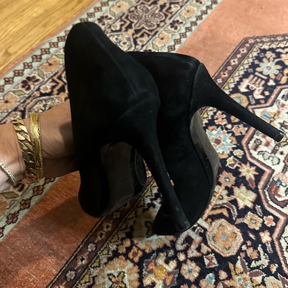 The Kooples Black Pointy Heeled Pumps size 8-8.5 - Picture 9 of 11